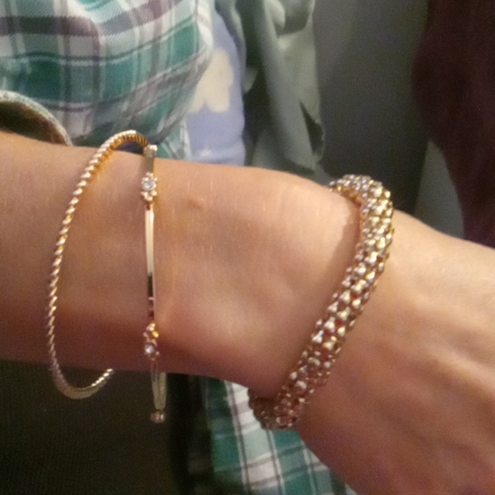Set of 3 gold plated Bangle